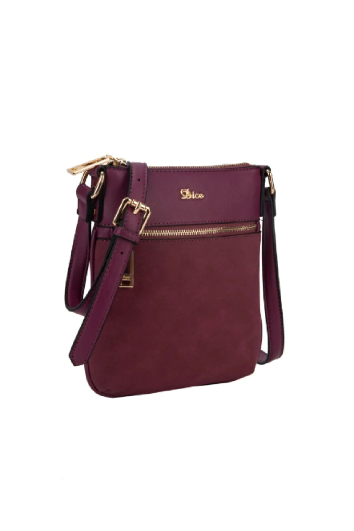 Faye Crossbody Bag in Plum