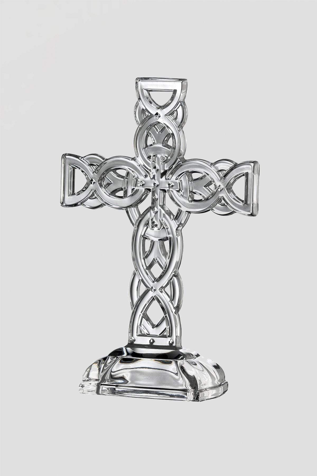 Celtic Design Glass Cross