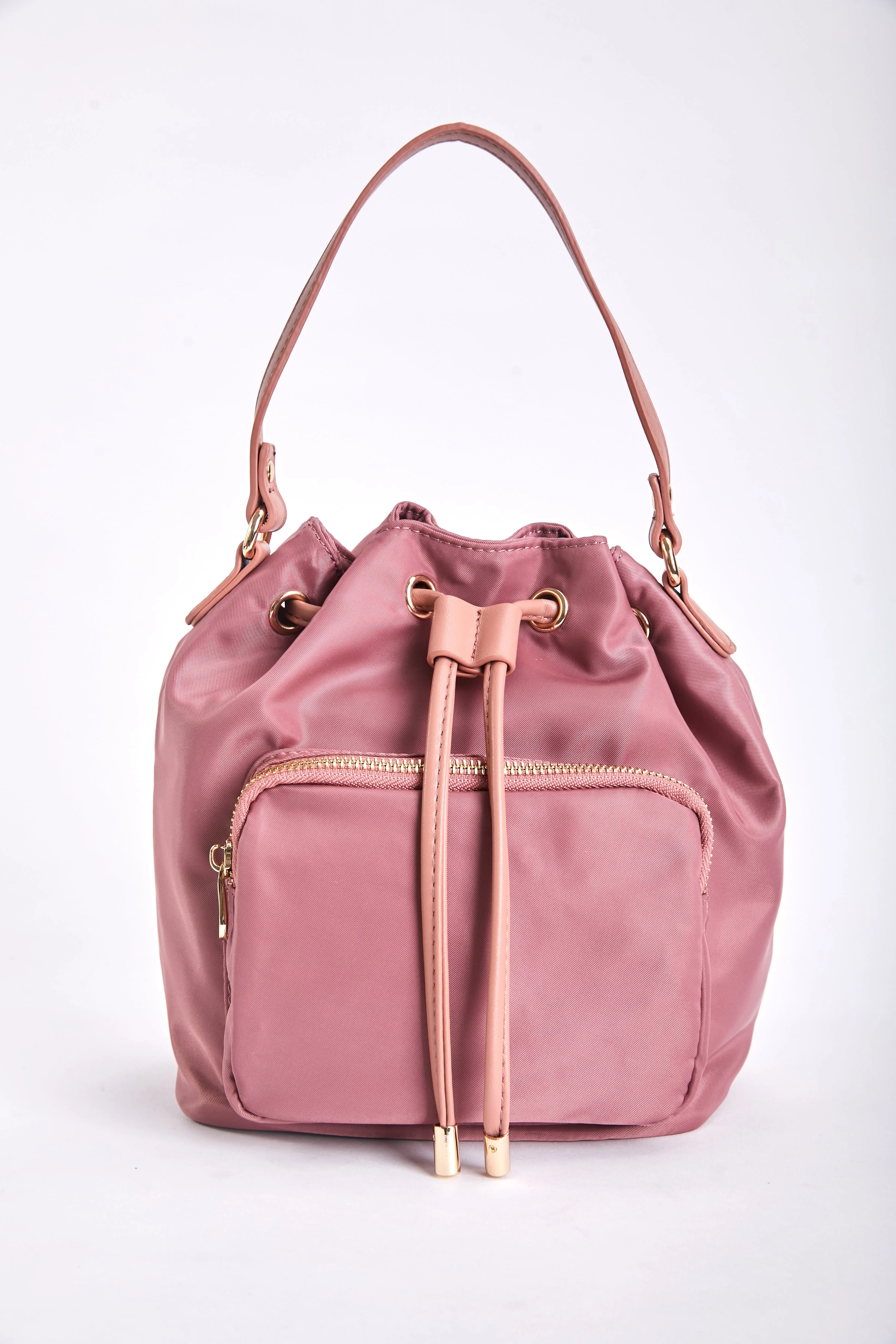Petite Bucket Bag in Pink
