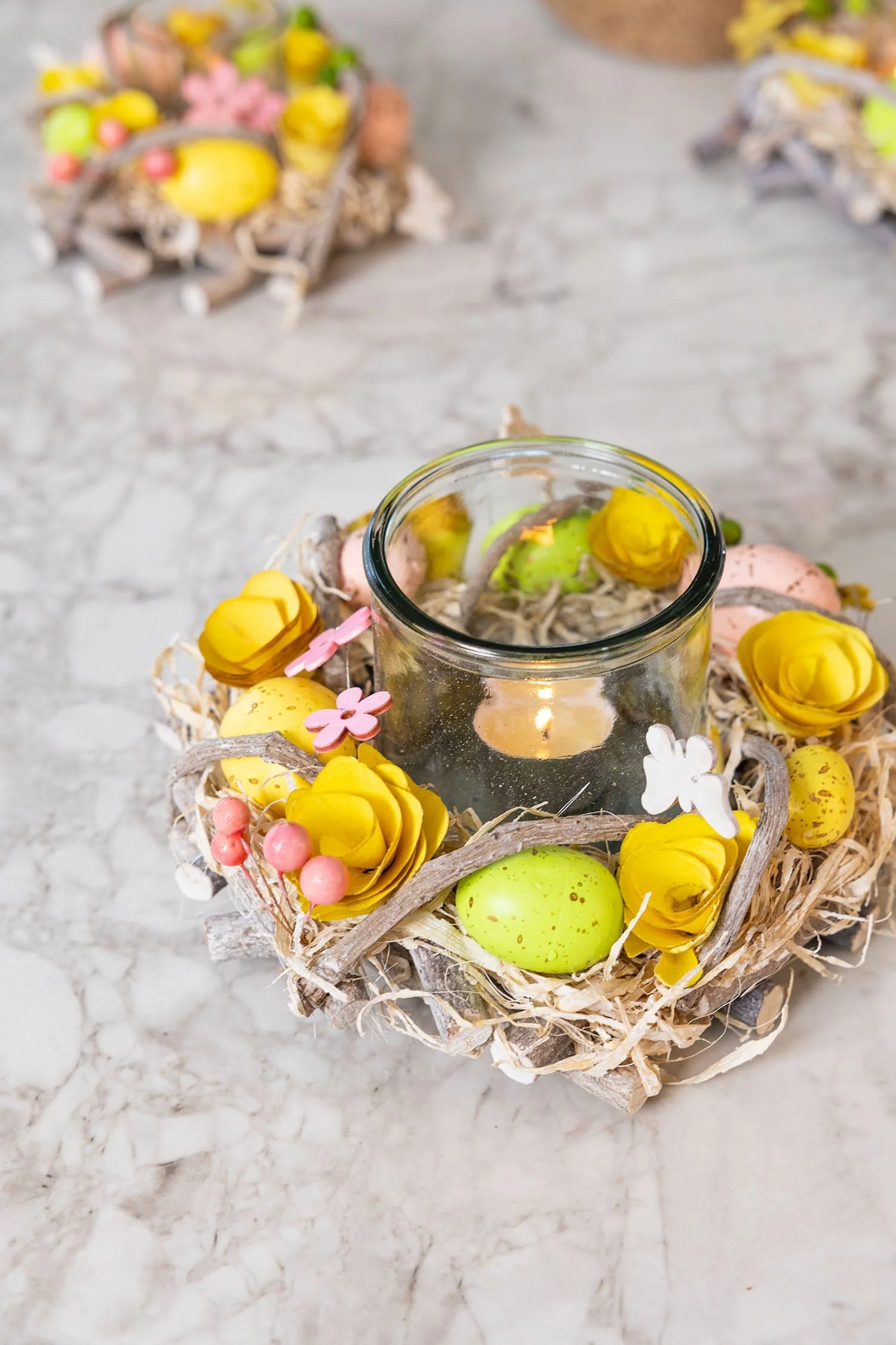 Large Easter Tea Light Holder