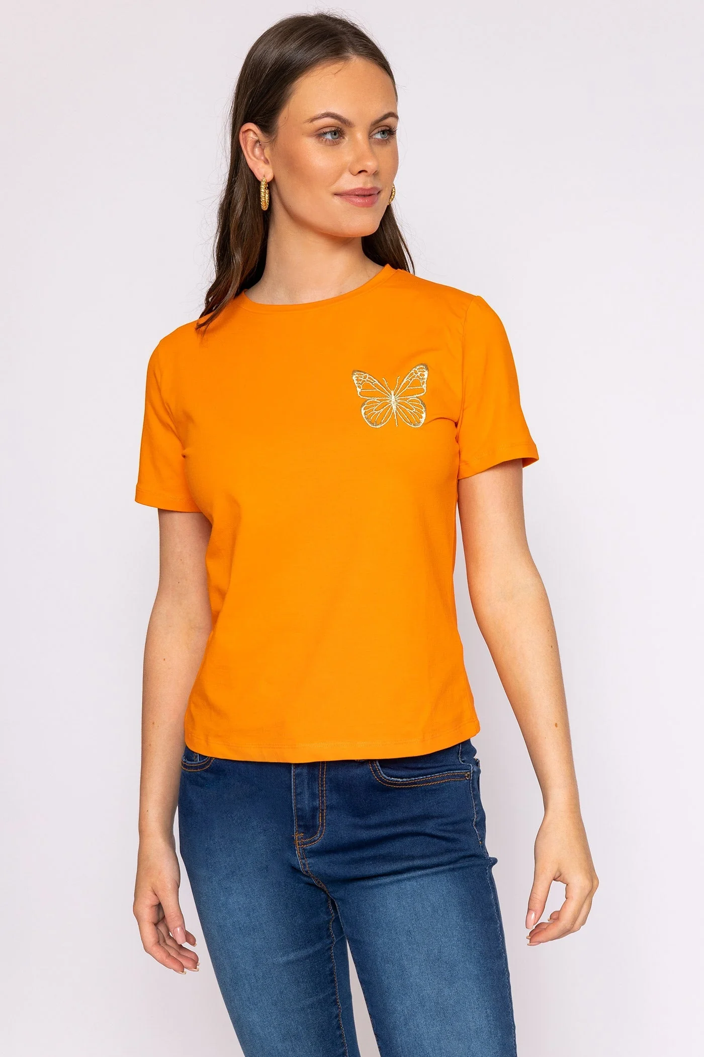 Butterfly T-Shirt in Orange