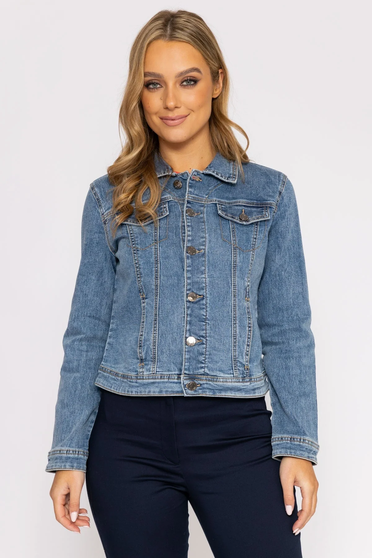 Denim Jacket in Medium Blue