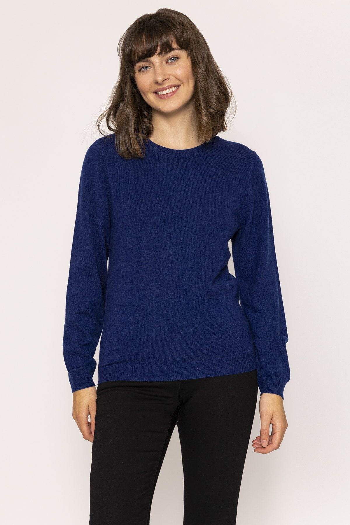 100% Cashmere Knit in Denim