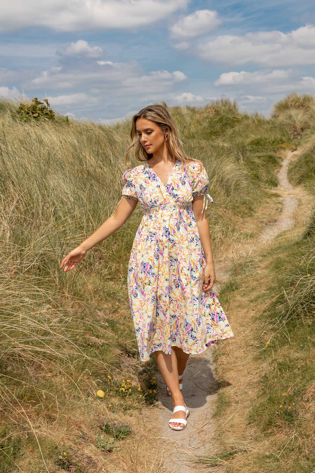 Emily Multi Print Dress