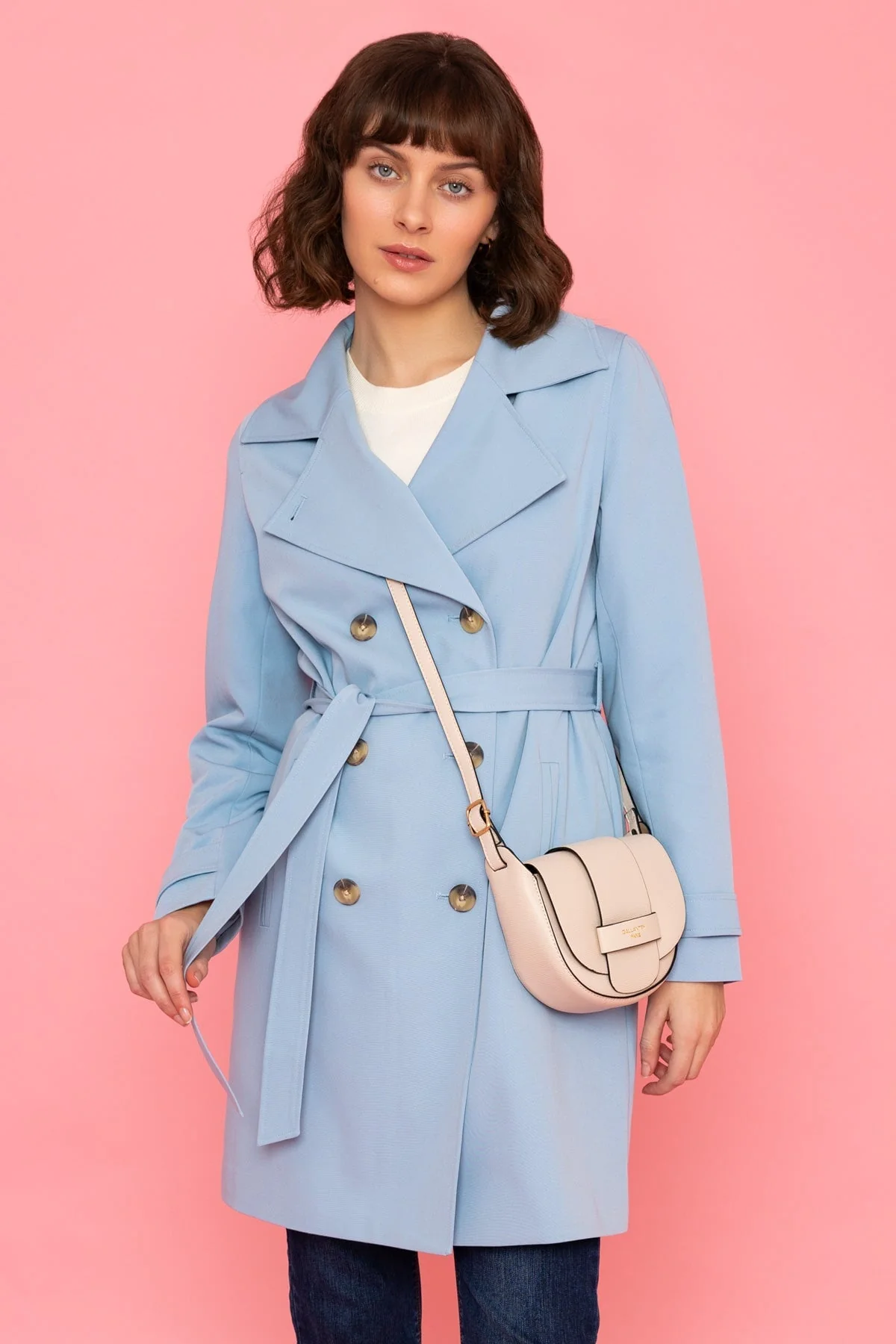 Blue Trench Coat