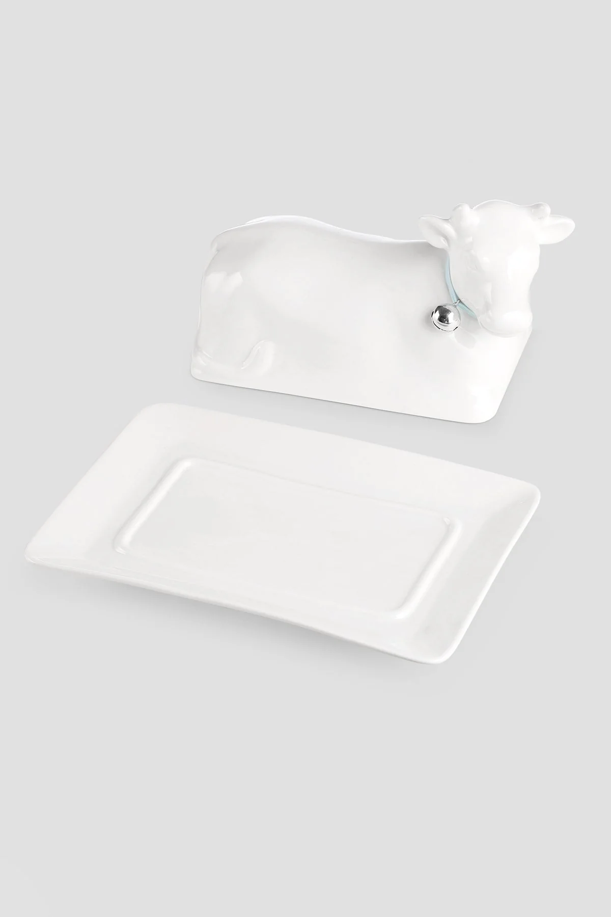 Whiteware Butter Dish