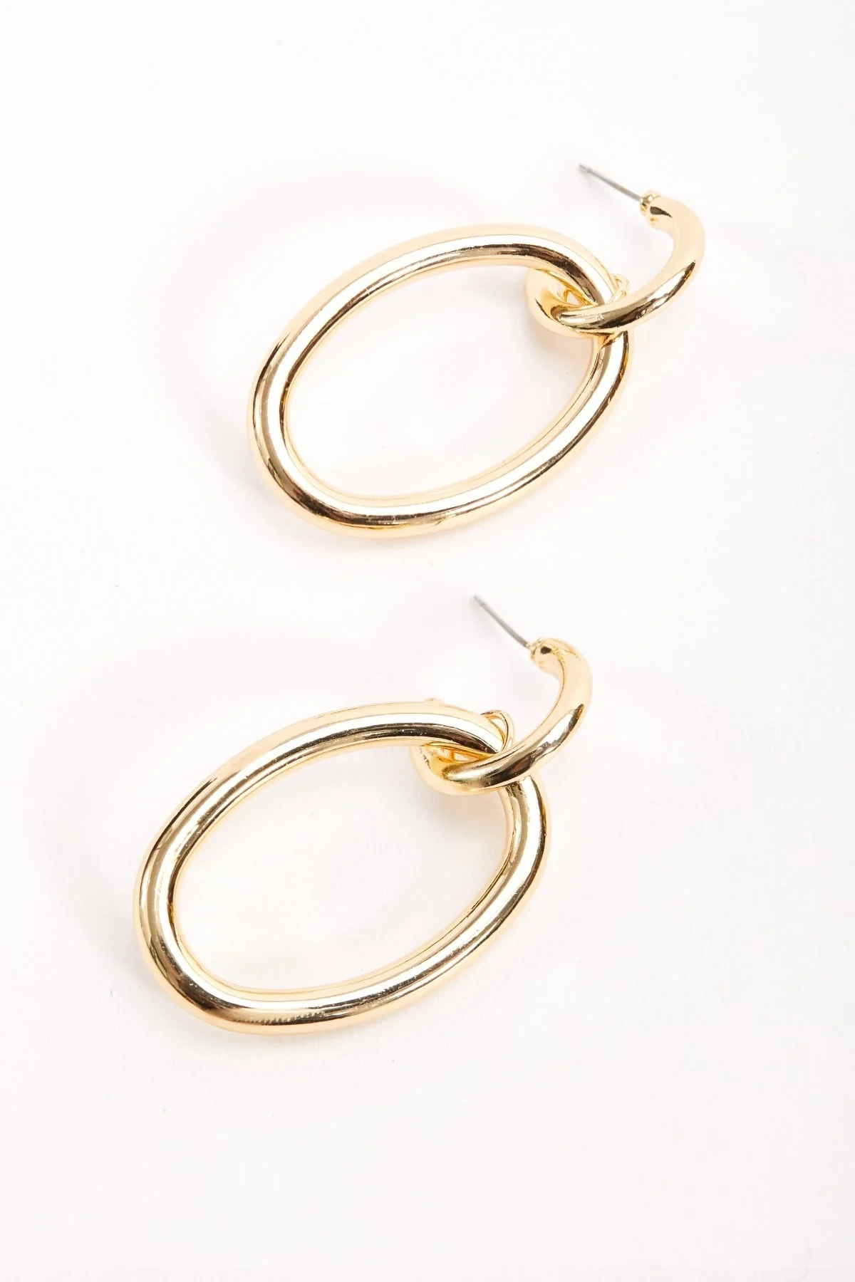 Double Drop Hoop Earrings