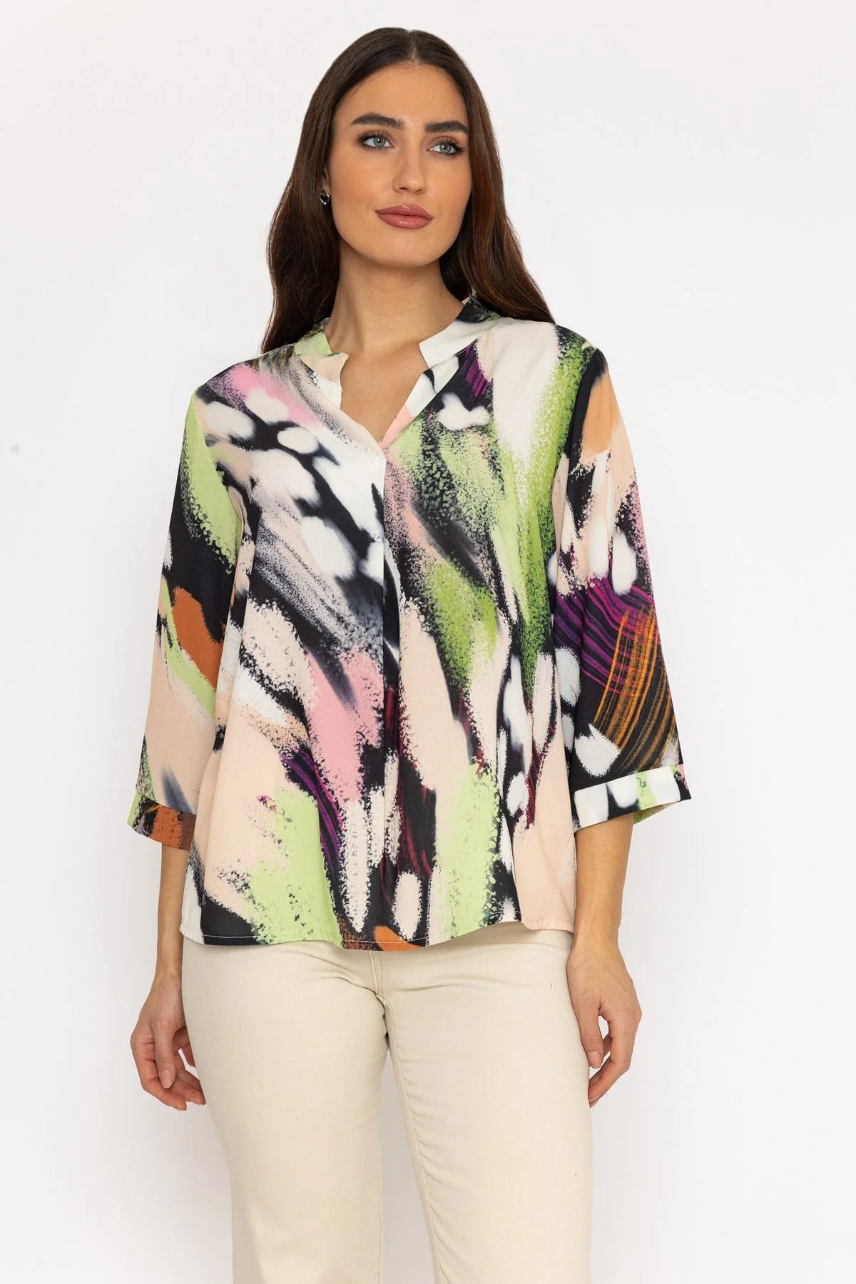 Olivia Top in Multi Print