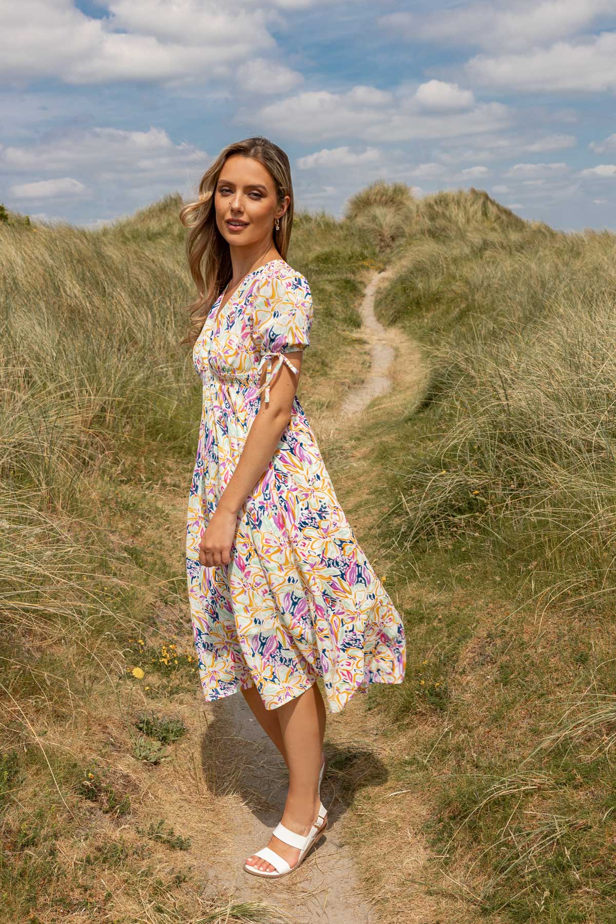 Emily Multi Print Dress