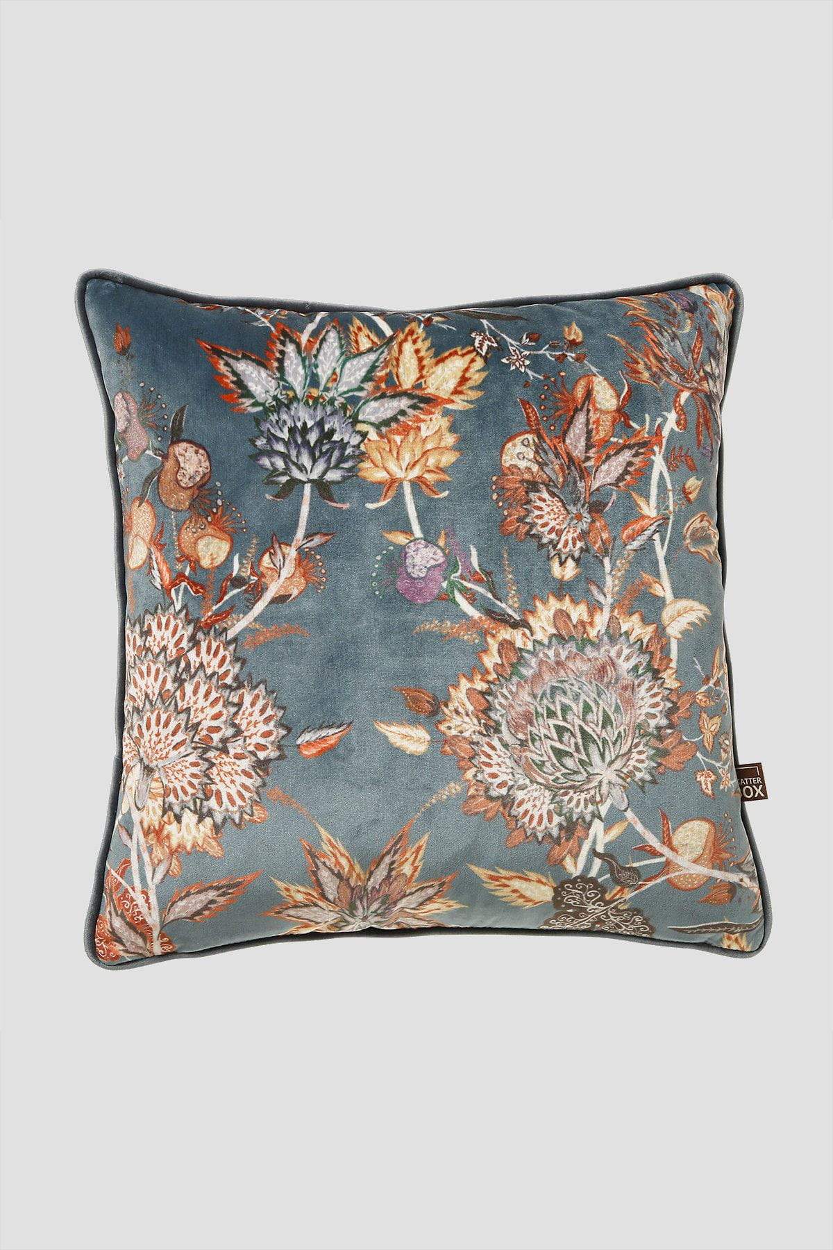 Protea 43x43cm Cushion in Teal