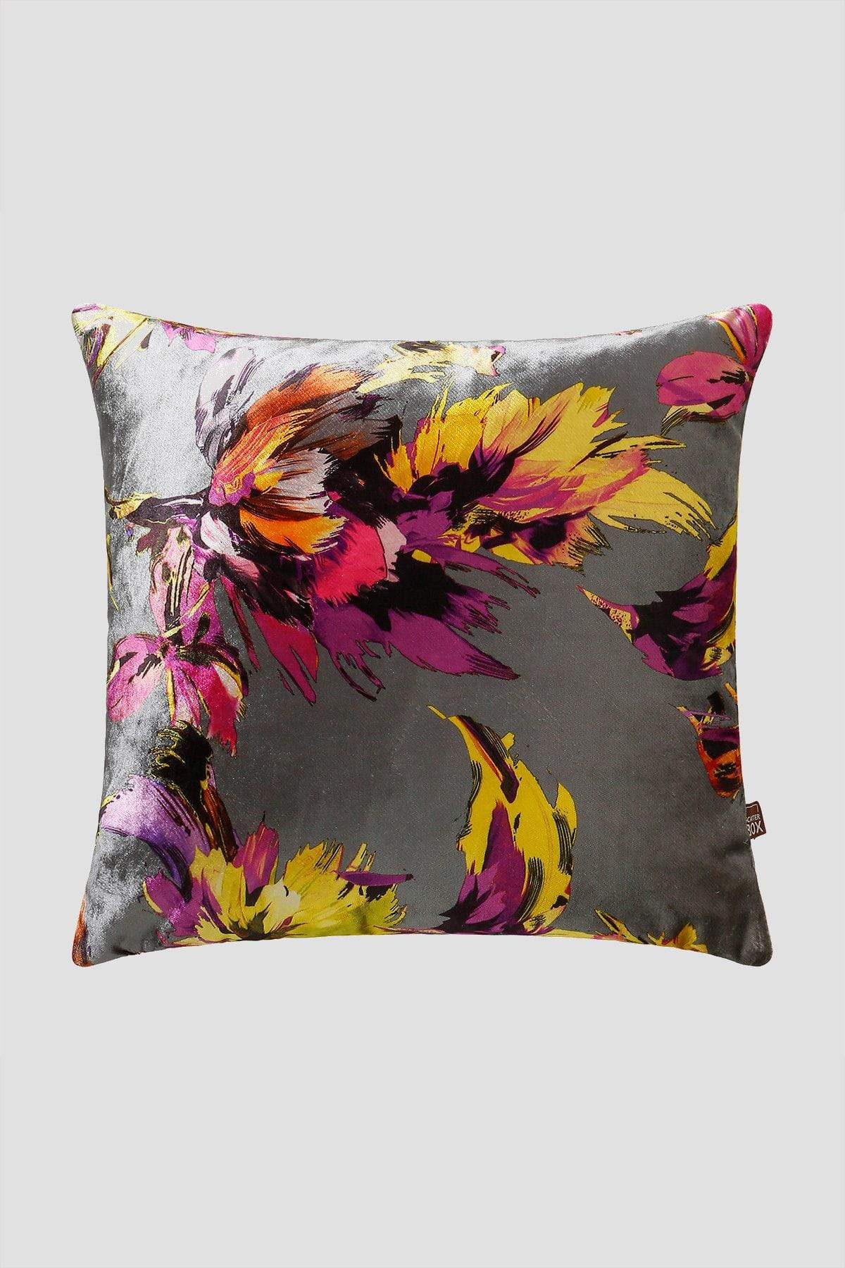 Adriana 43x43cm Cushion in Grey