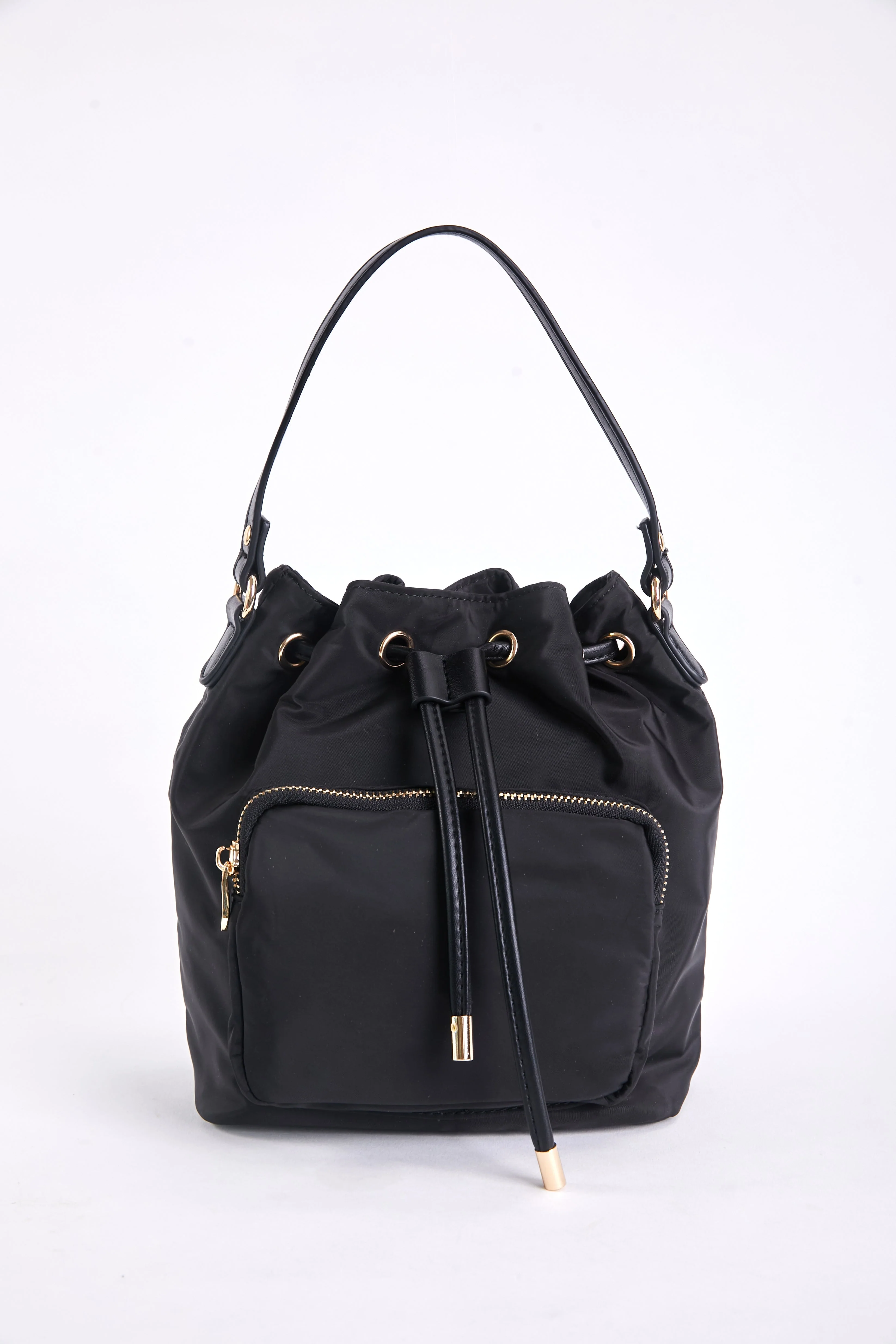 Petite Bucket Bag in Black