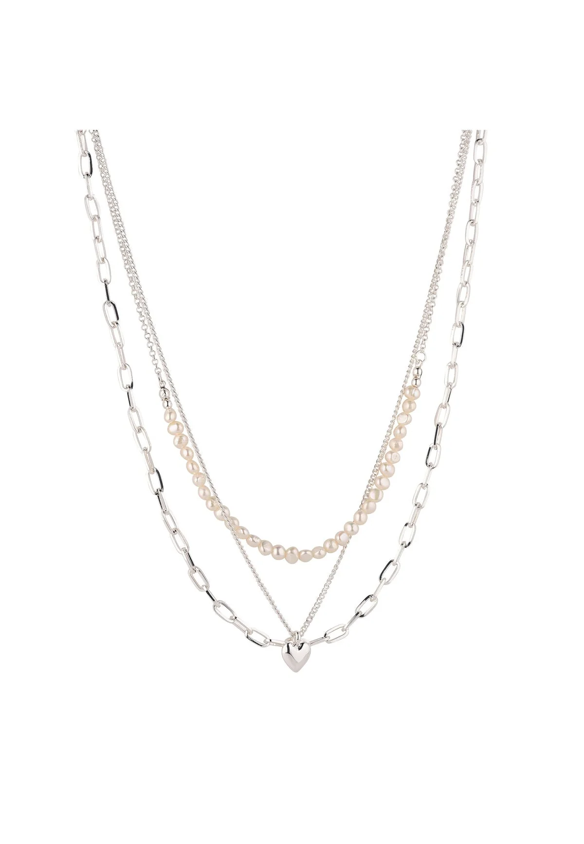 Triple Layer Freshwater Pearl Necklace