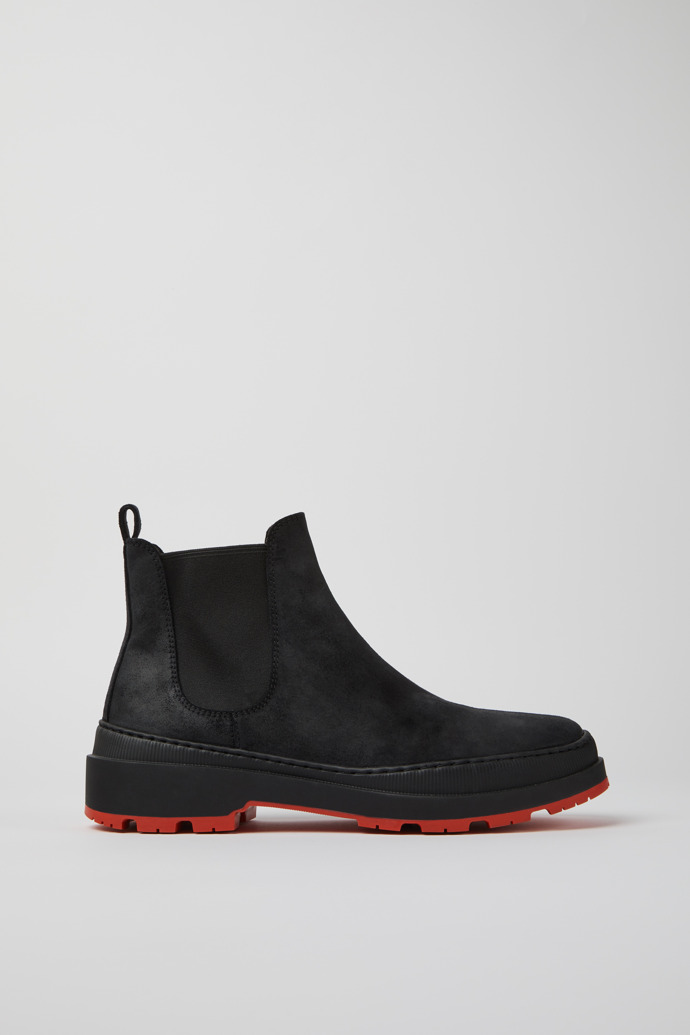 Botines negros de nobuk para hombre
