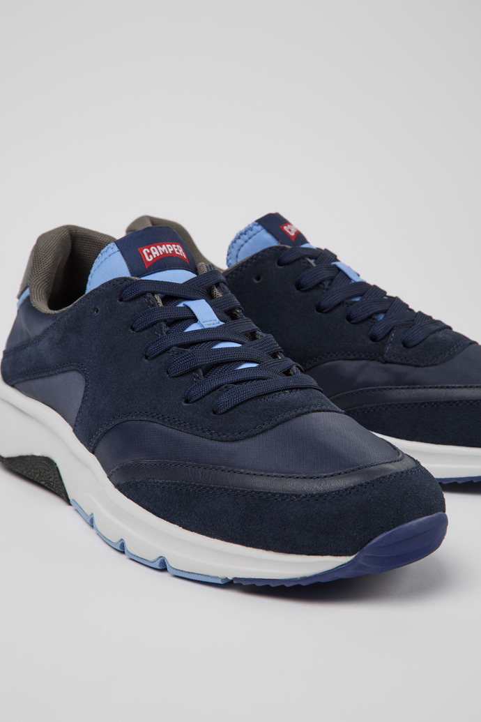 Sneakers multicolores de tejido y nobuk para hombre