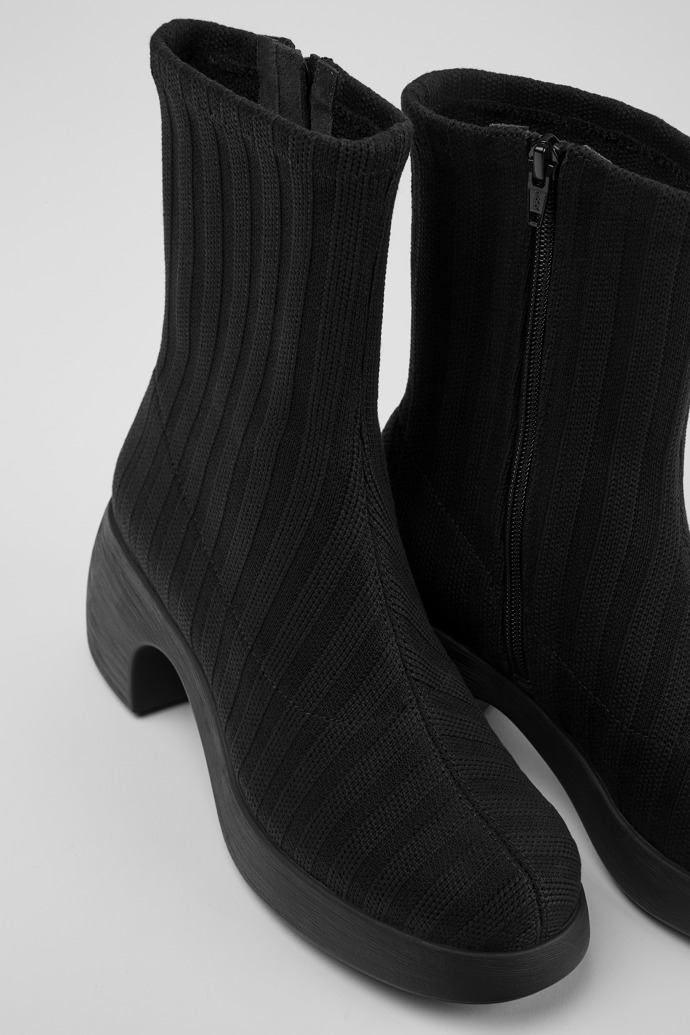 Botas negras de TENCEL&trade; Lyocell para mujer