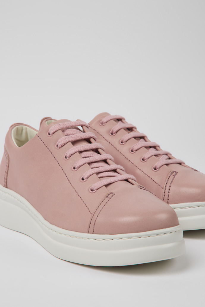 Sneakers rosas de piel para mujer