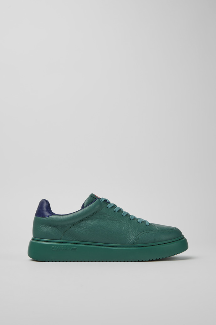 Sneakers verdes de piel para hombre