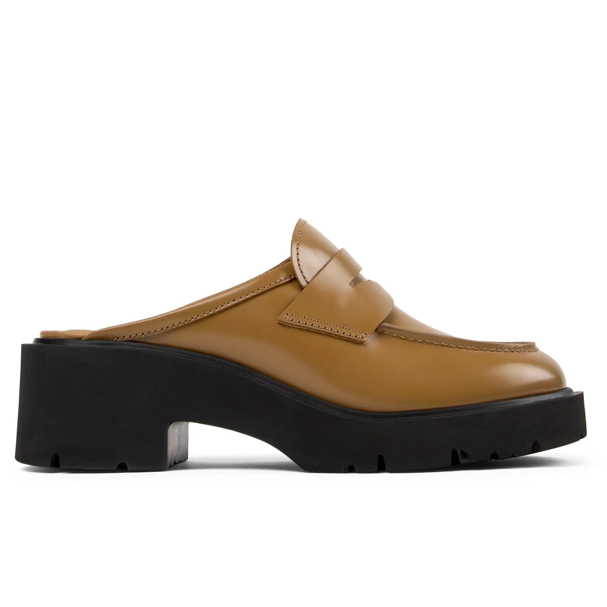 CAMPER | ZAPATO SEMIABIERTO MUJER | MILAH MEDIUM BROWN | MARR��N