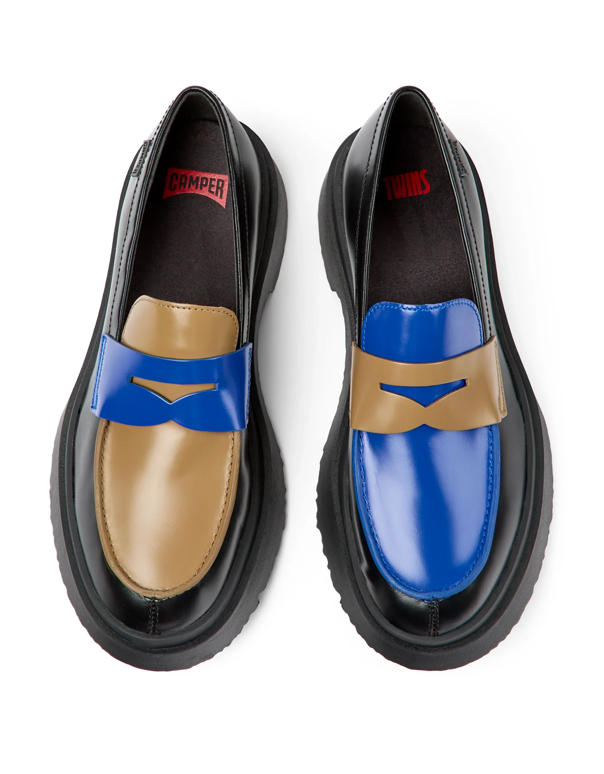 CAMPER | MOCASINES MUJER | TWINS MULTI - ASSORTED | NEGRO