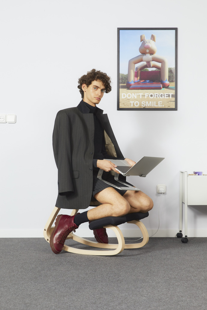 Botines burdeos de piel para hombre