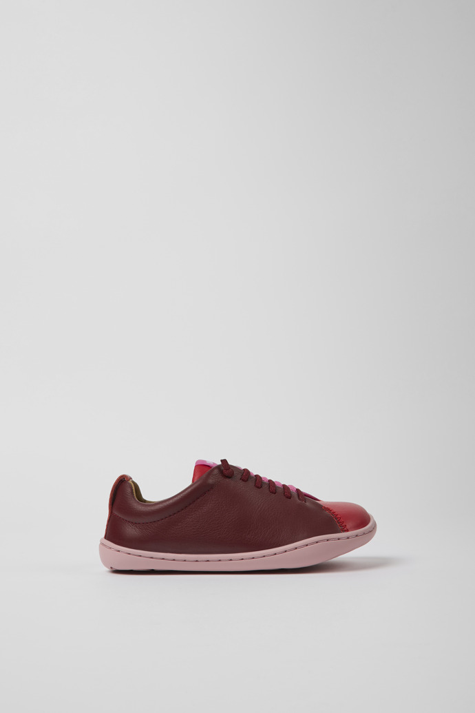 Zapatos de cordones de piel multicolor