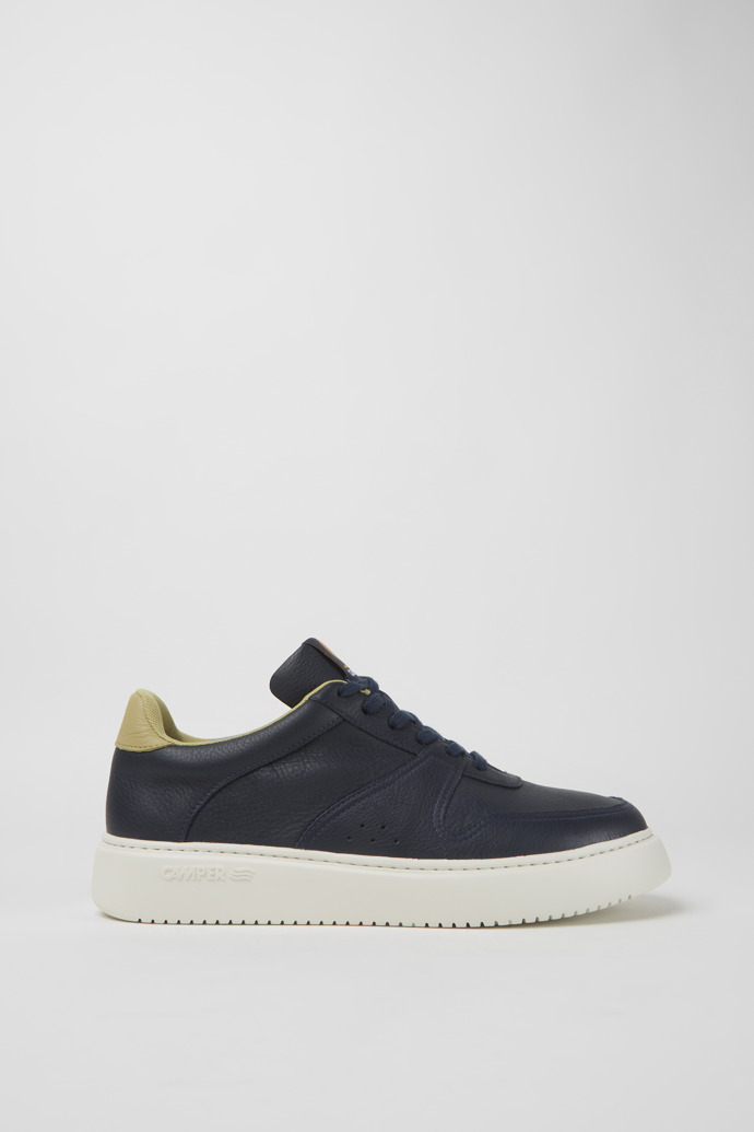 Sneakers azules de piel para hombre
