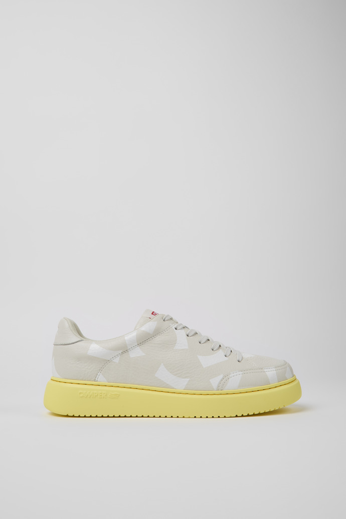 Sneakers blancas de piel para hombre