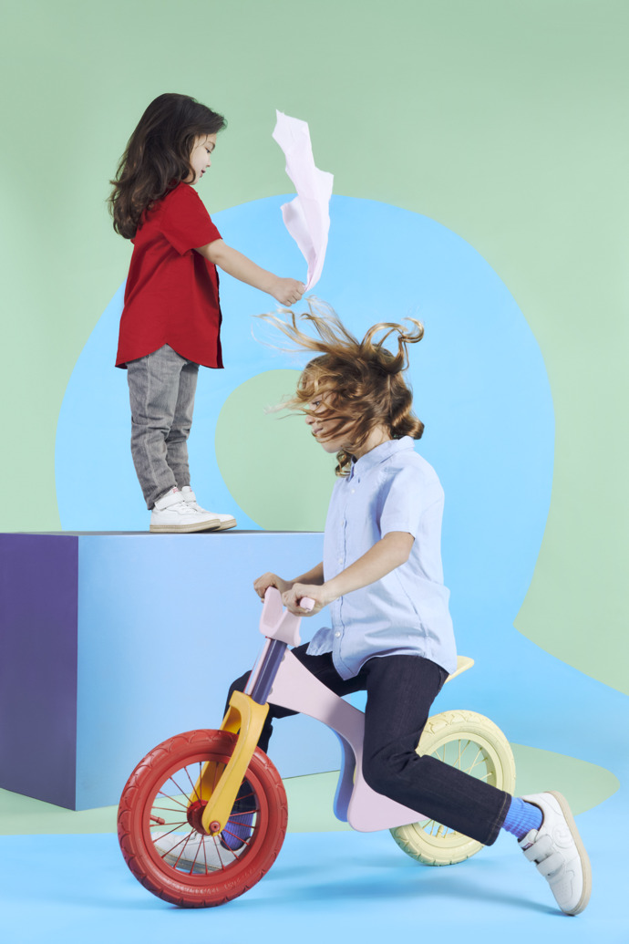 Sneakers de piel sin te&ntilde;ir blancas