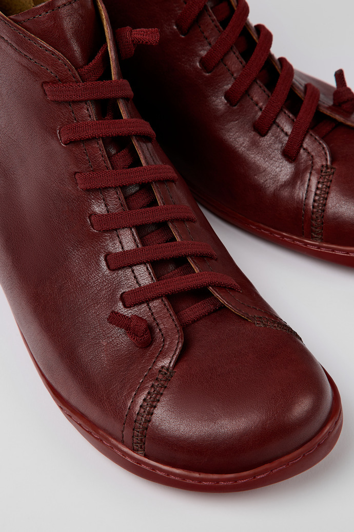 Botines marrones de piel para hombre