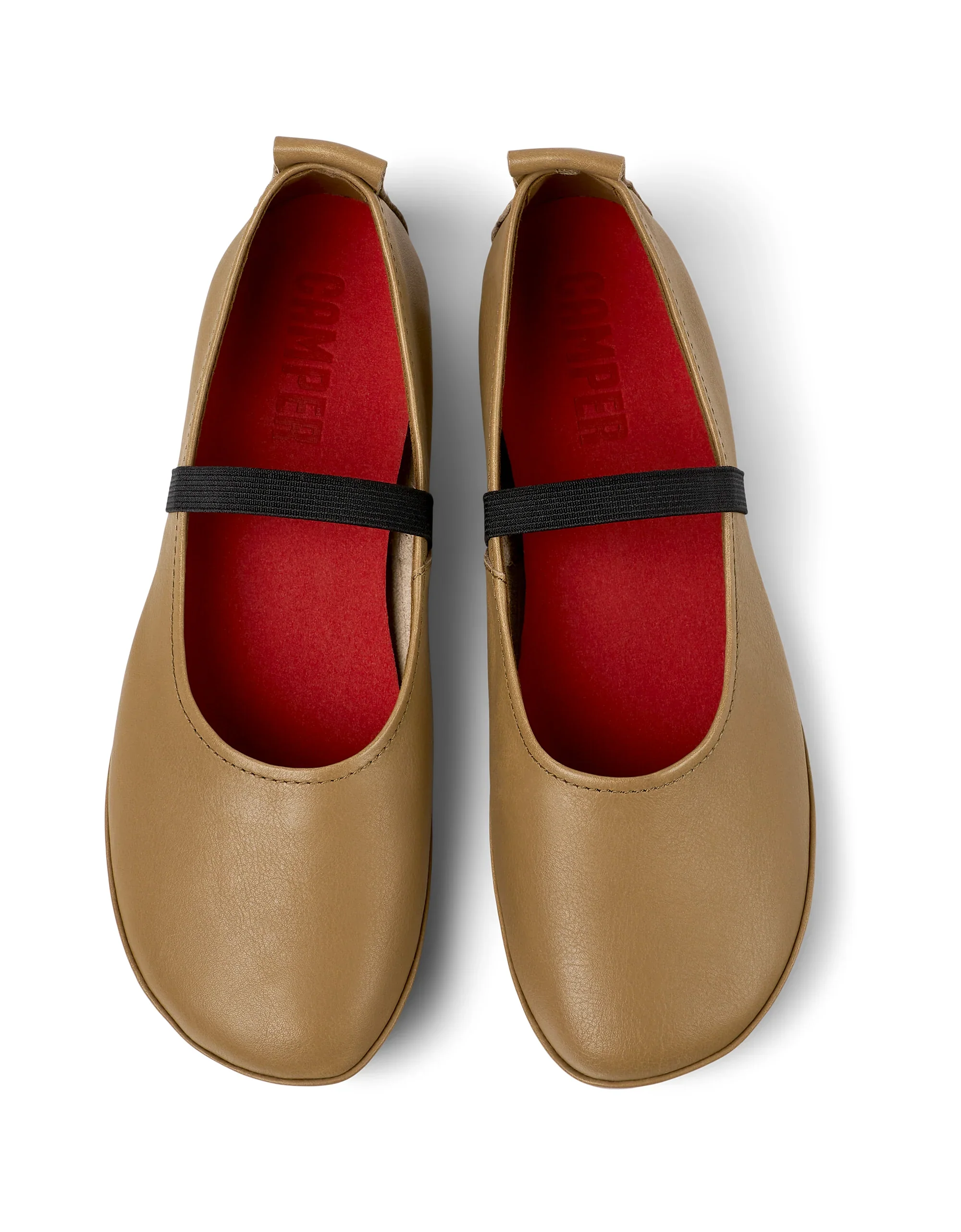 CAMPER | BAILARINAS MUJER | RIGHT MEDIUM BROWN | MARR��N