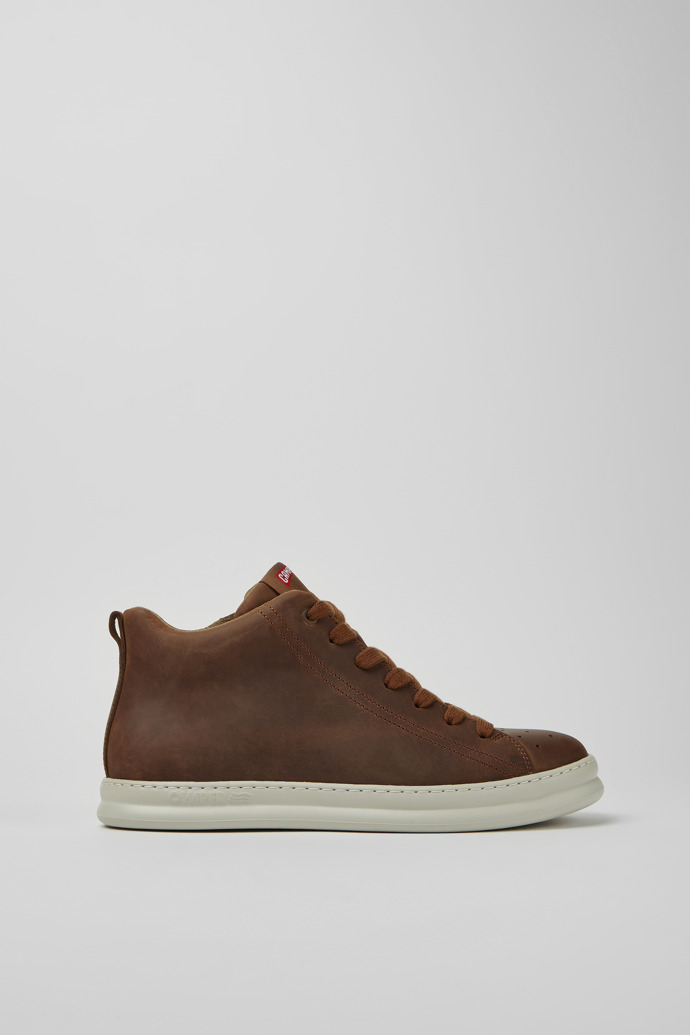 Sneakers marrones de piel para hombre