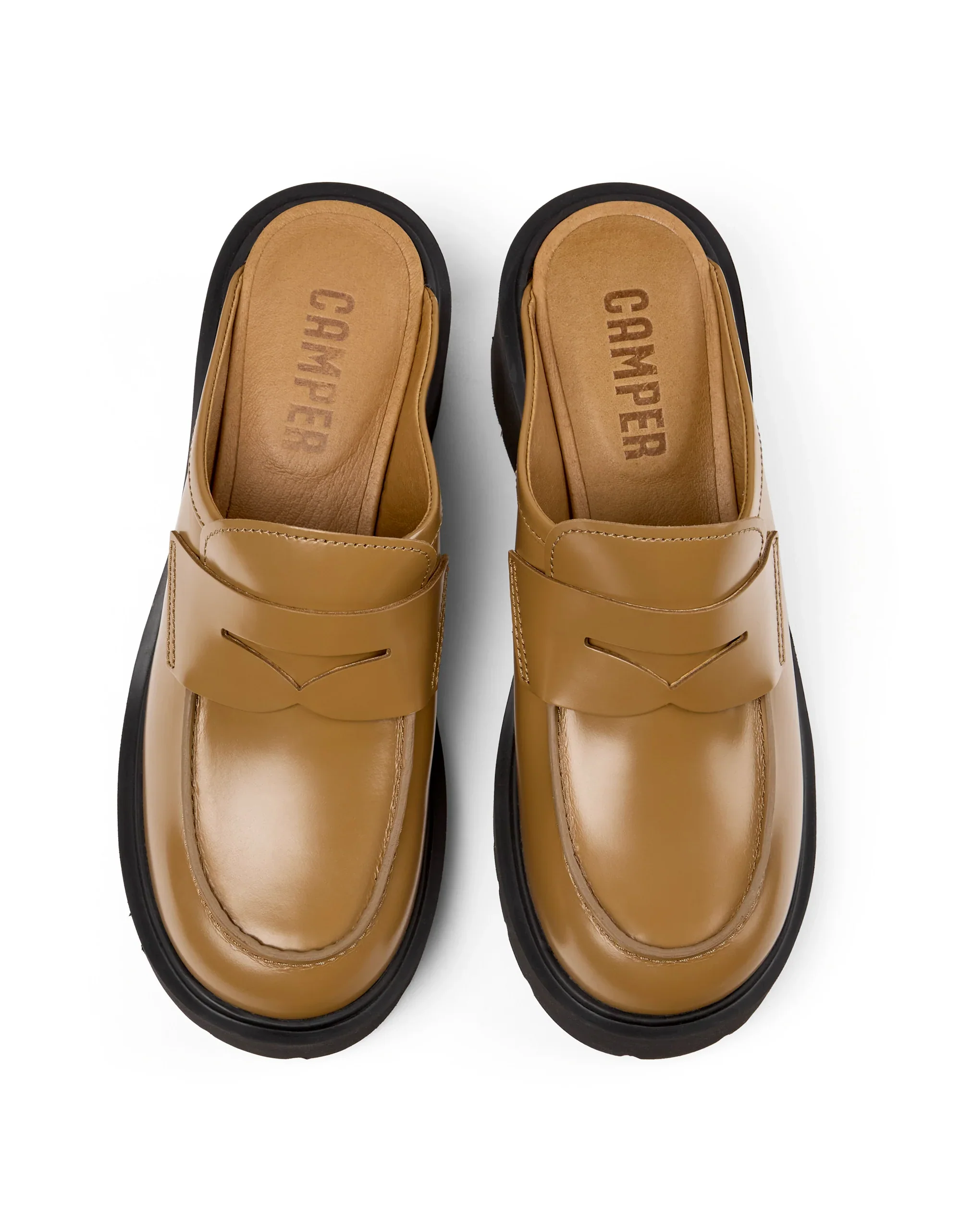 CAMPER | ZAPATO SEMIABIERTO MUJER | MILAH MEDIUM BROWN | MARR��N