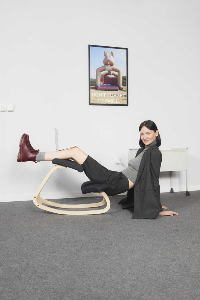 Botines burdeos de piel para mujer