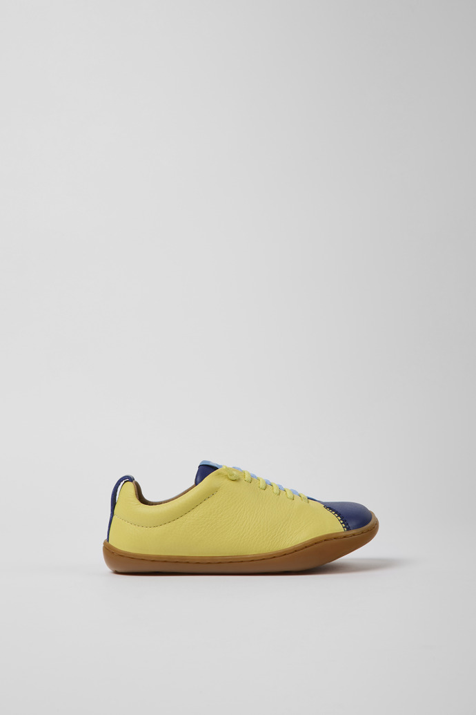 Zapatos de cordones de piel multicolor