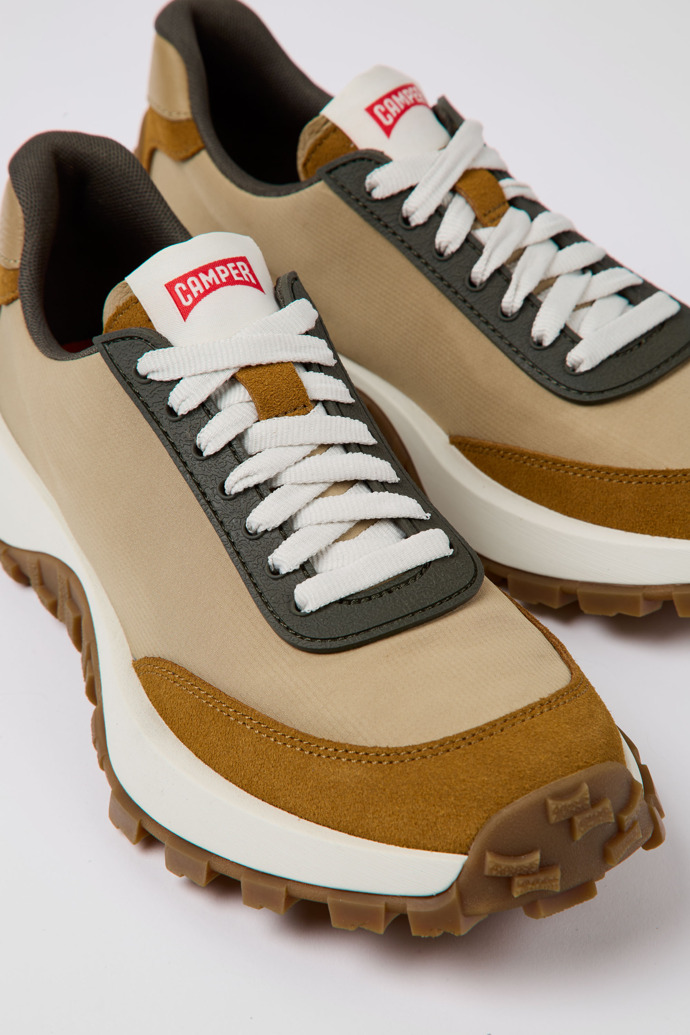 Sneakers multicolores de tejido y nobuk para mujer