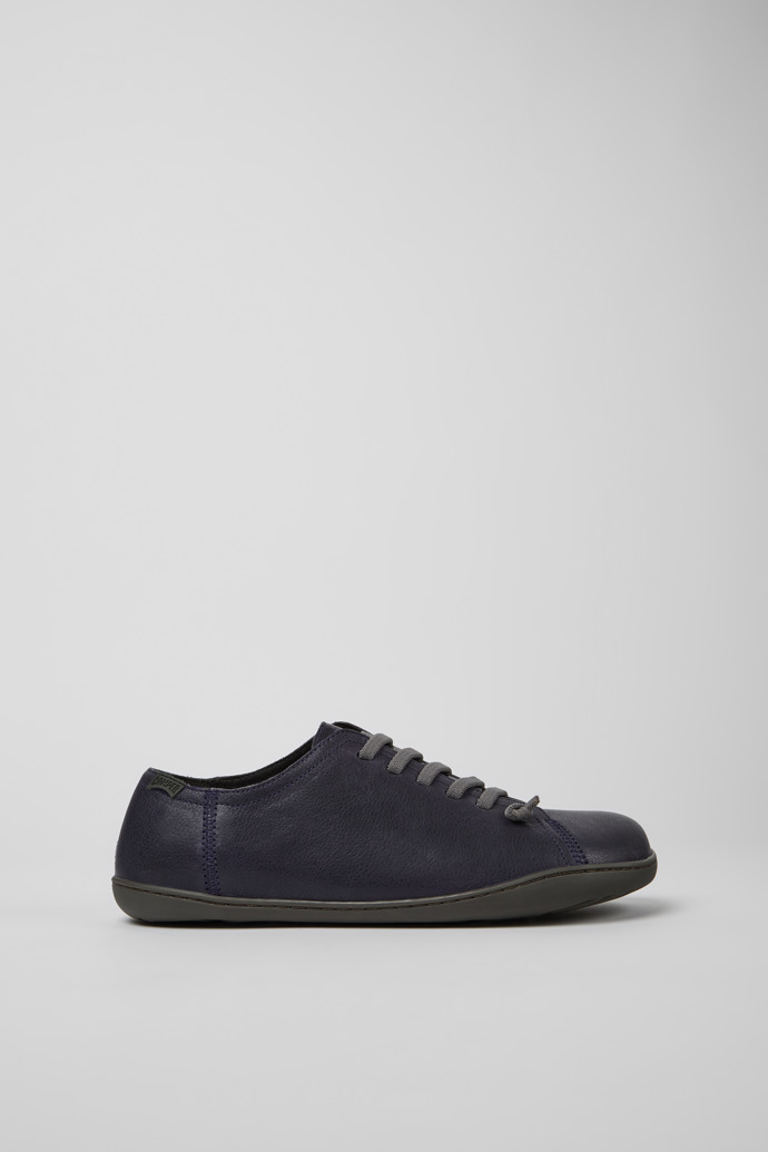 Zapatos azules de piel para hombre