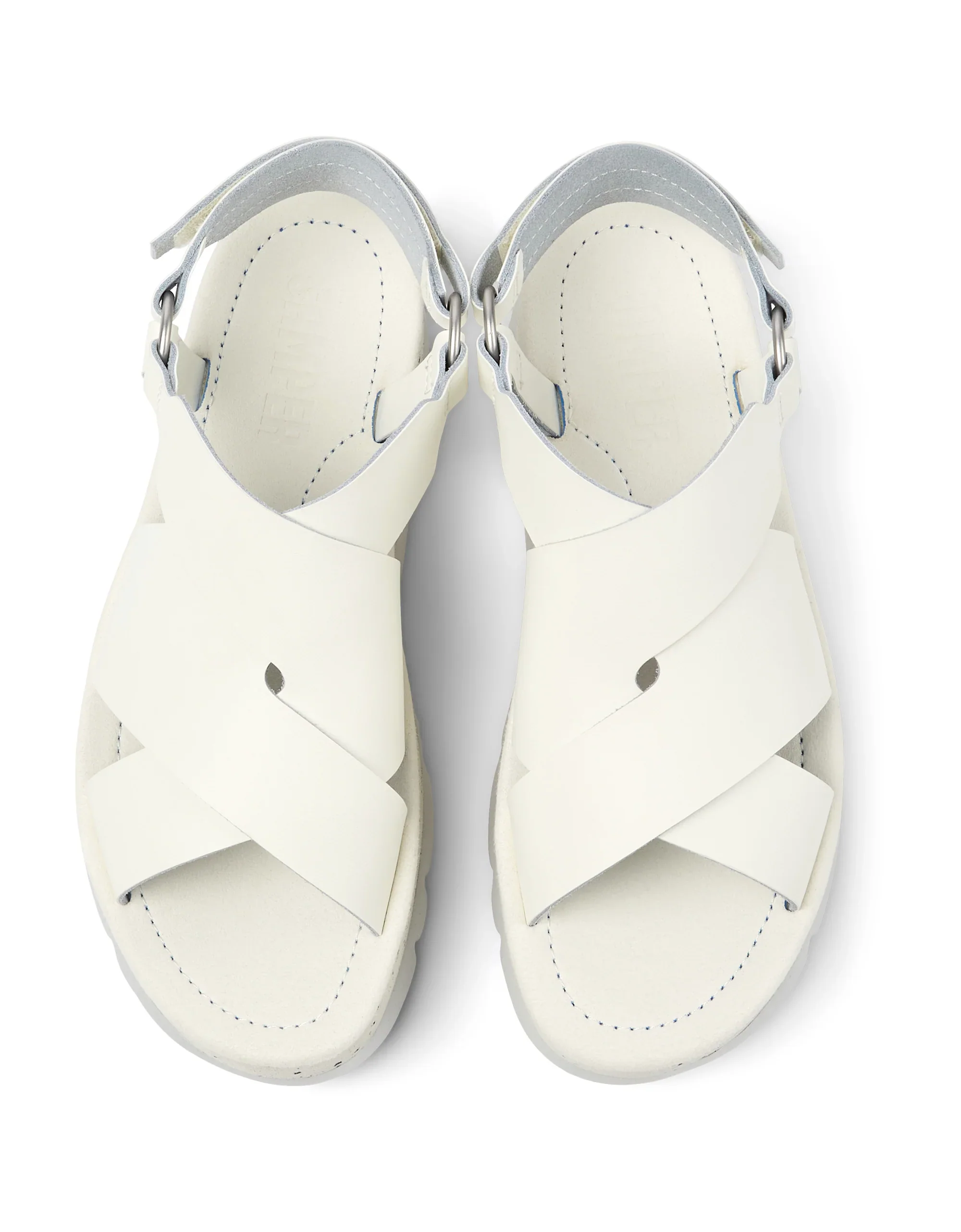 CAMPER | SANDALIAS MUJER | ORUGA WHITE NATURAL | BLANCO