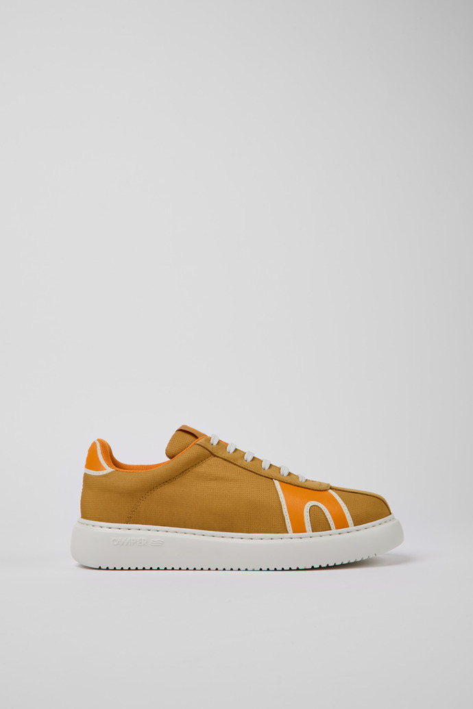 Sneakers beige y naranja para mujer