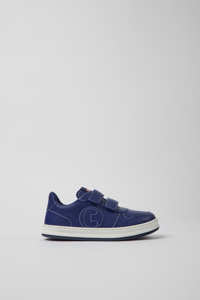 Sneakers de piel azules