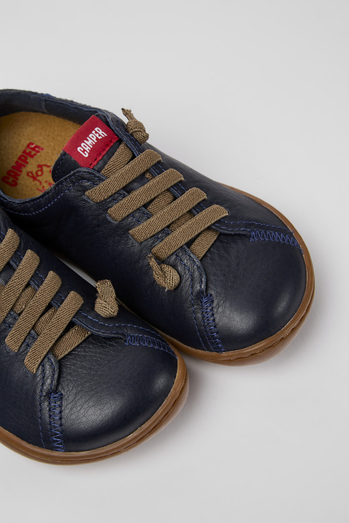 Zapatos de piel azules