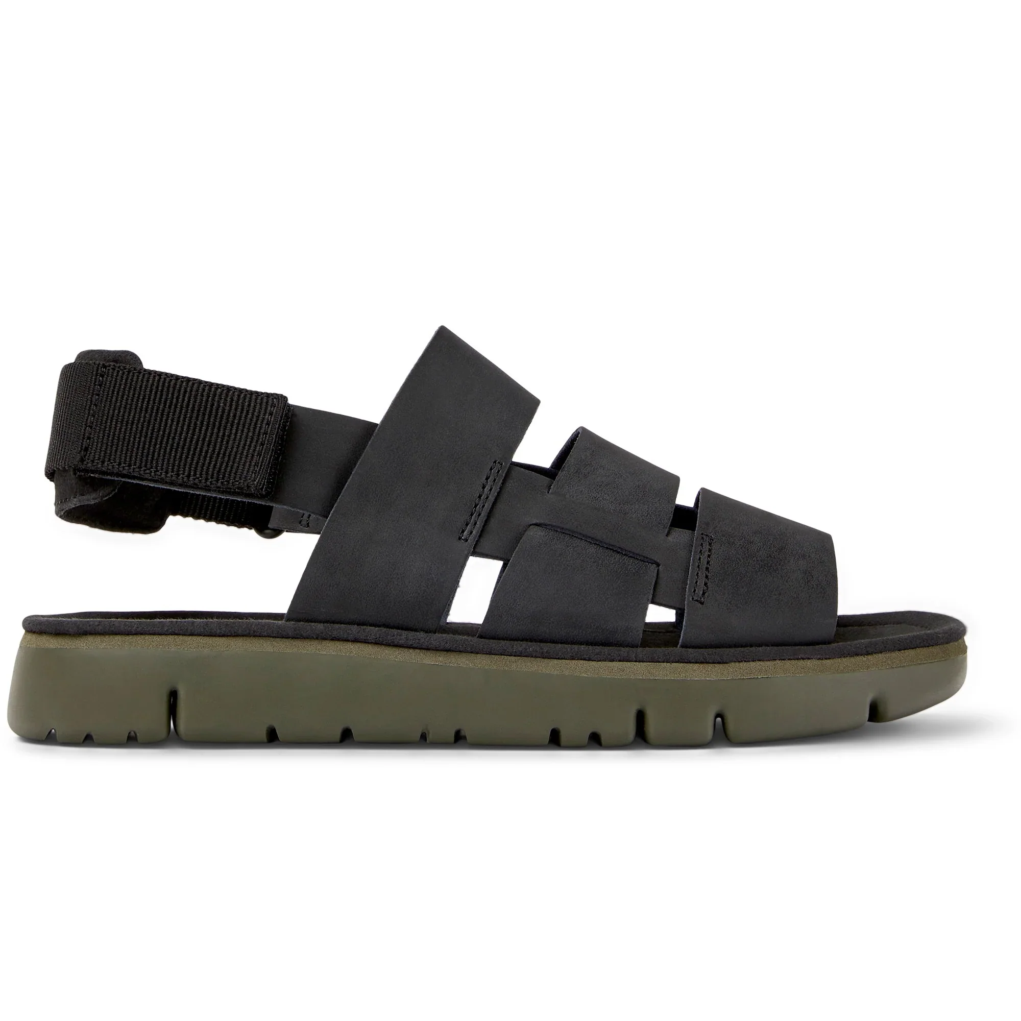 CAMPER | SANDALIAS HOMBRE | ORUGA BLACK | NEGRO