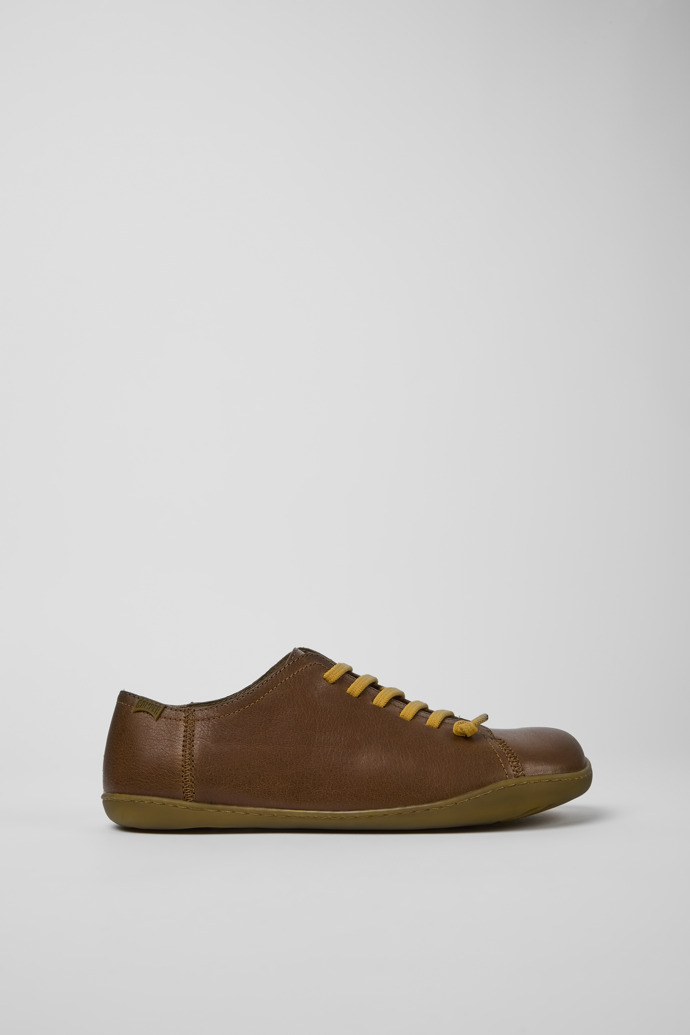 Zapatos marrones de piel para hombre