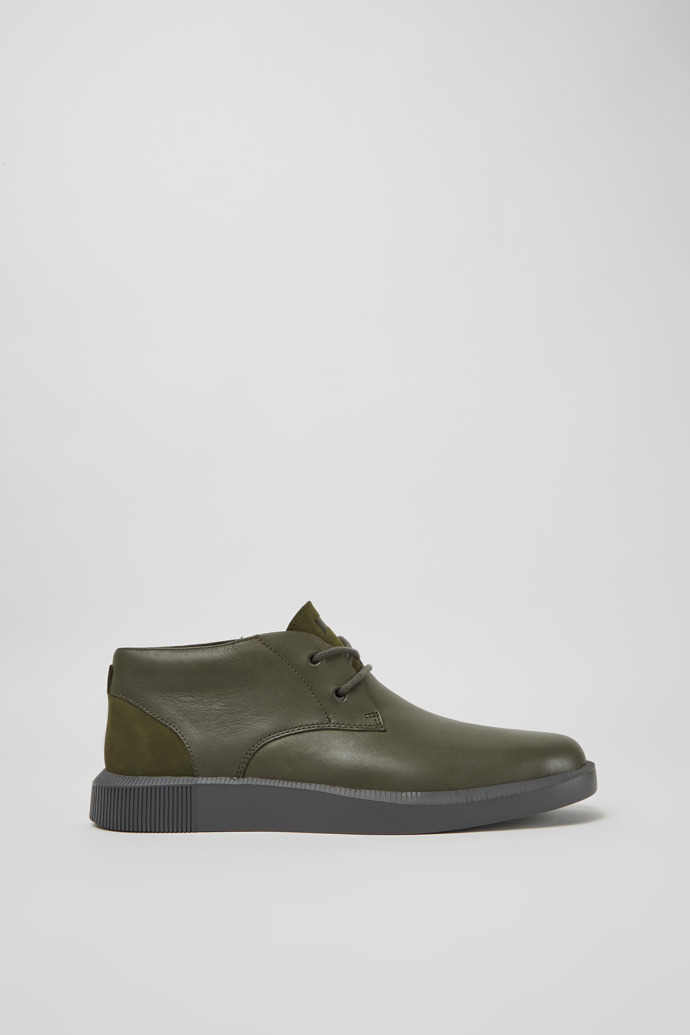 Zapatos de piel en color verde para hombre