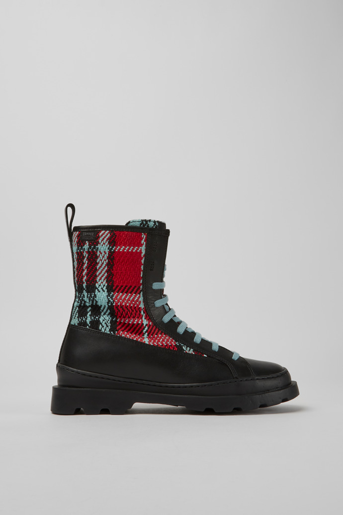 Botas multicolores con cordones para mujer