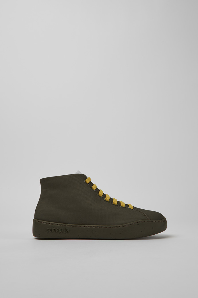 Botines de tejido en color verde