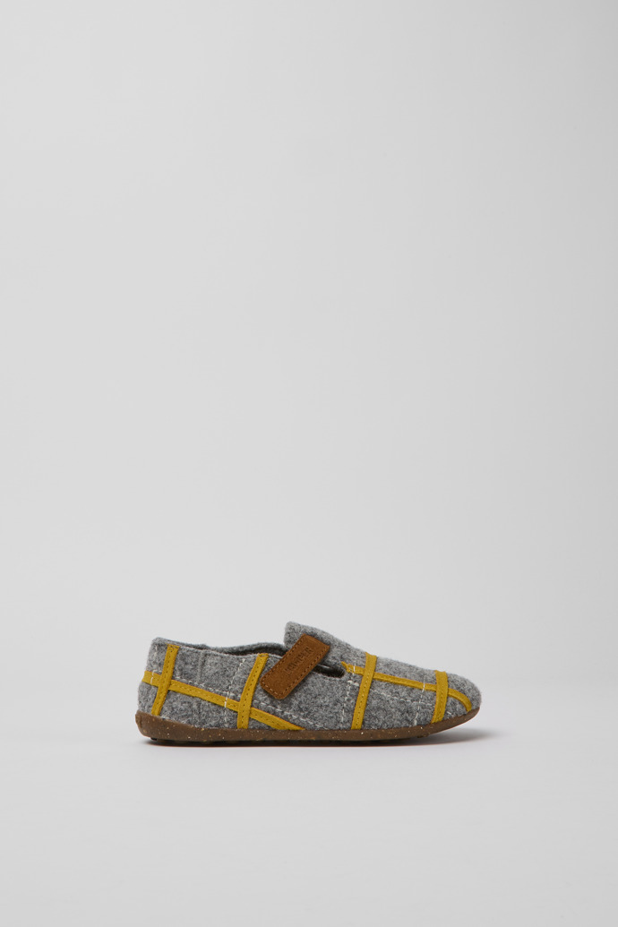 Zapatillas de ca&Ntilde;a de lana natural