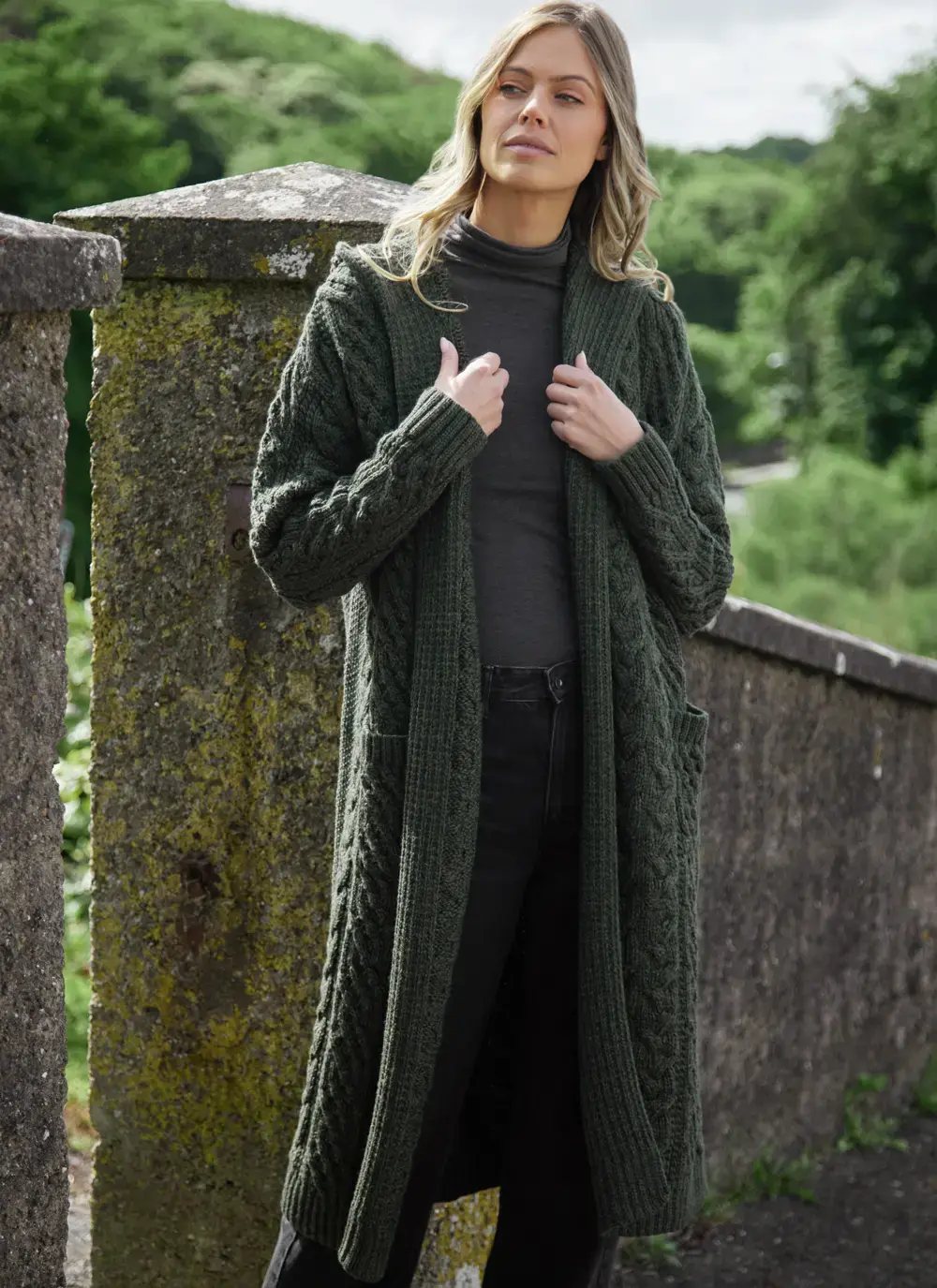 Aoife Long Hooded Coatigan