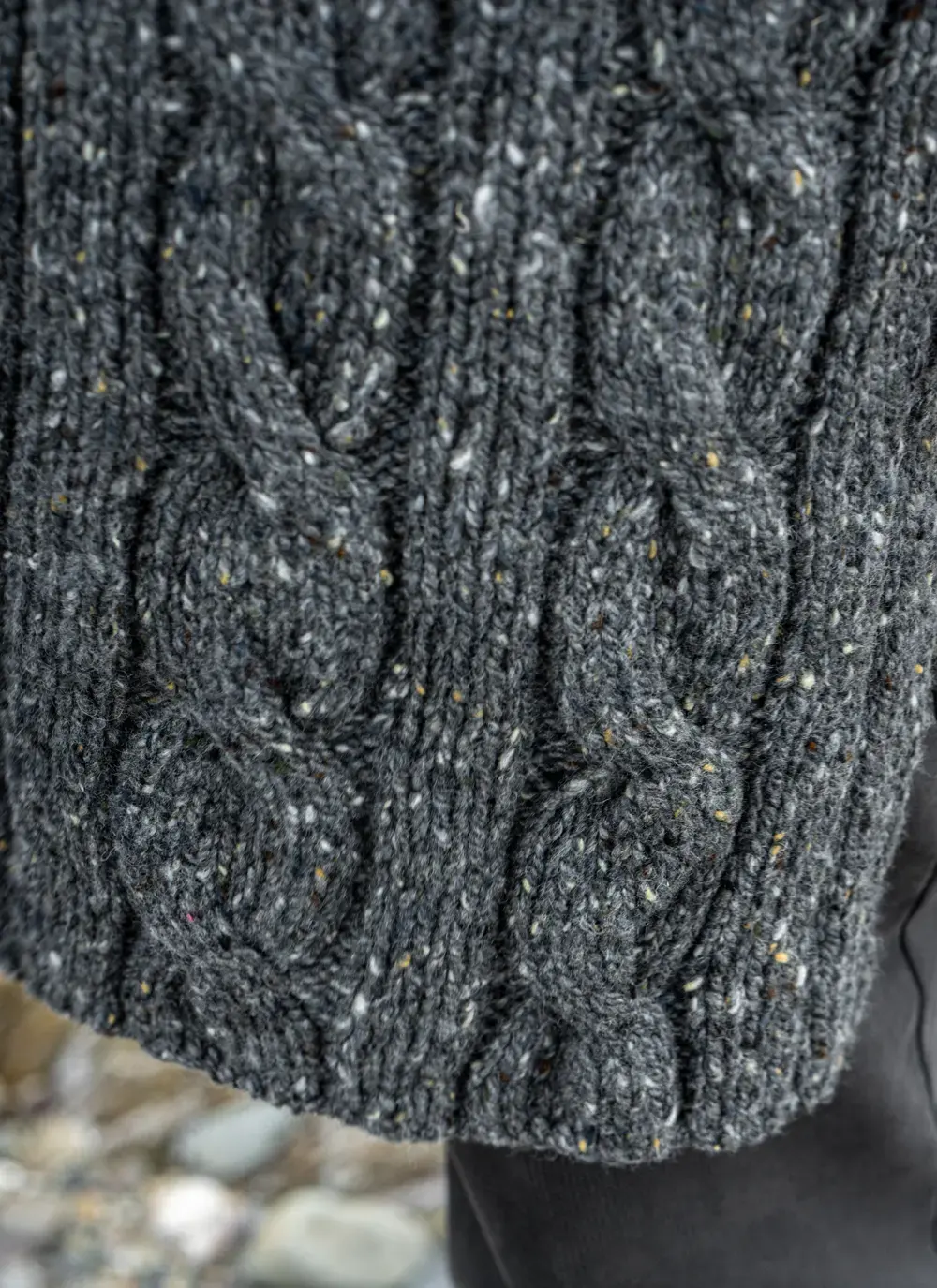 Fisherman Donegal Cable Scarf