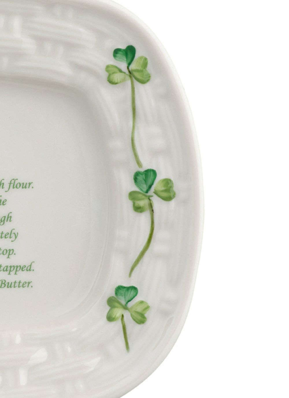 Shamrock Tray - Irish Soda Bread Recipe